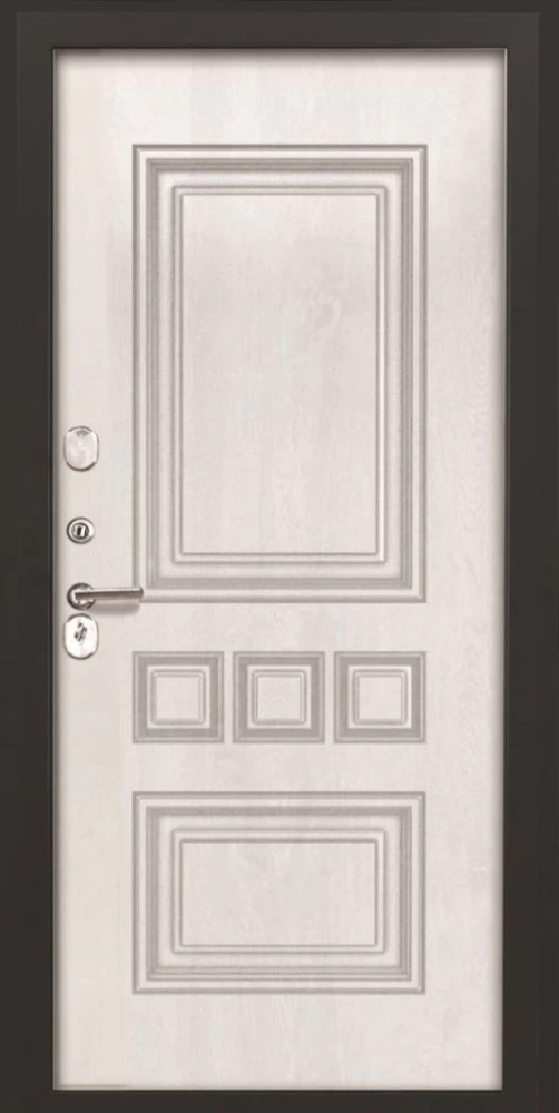 Входная дверь ДвериПРО Квадро фл-608 винорит white DPRO192158 внутренняя сторона