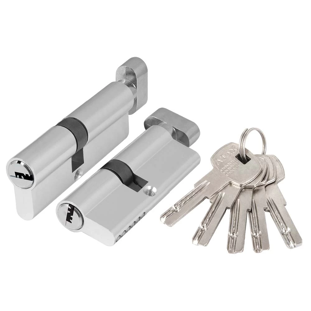 Фото Цилиндровый механизм (AZ202/80) AZ2002Knob80 (30+10+40) CP хром