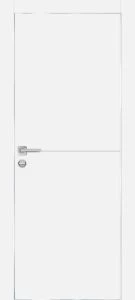 Межкомнатная дверь PX-19 AL кромка с 4-х ст. Белый матовый