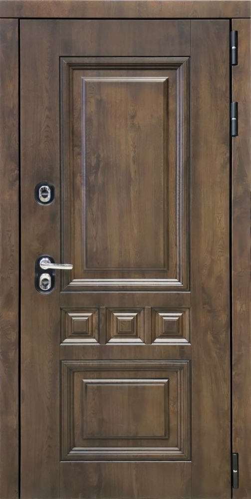 Входная дверь ДвериПРО Аура ФЛ-185 (10мм, ПВХ ясень белый) DPRO196641 внешняя сторона