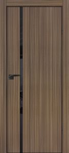 Межкомнатная дверь P-22  кромка ABS черная c 4-х ст. Эвкалипт испанский